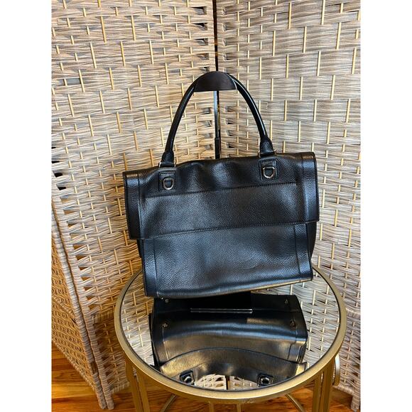 Givenchy Leather Shark Tooth Satchel Bag - Picture 5 of 13